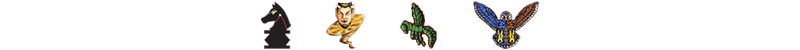 Emblems of the 20th, 21st, 31st and 551st Special Operations Squadrons on the red scarf