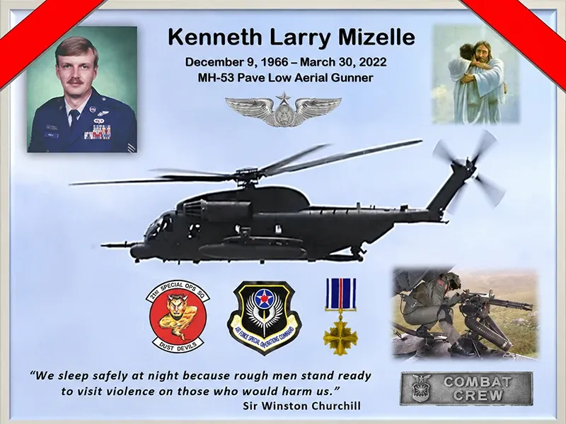 Tribute graphic for Ken Mizelle
