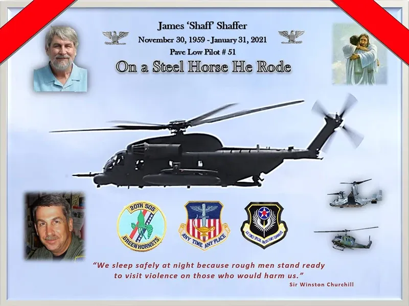 Tribute graphic for Jim Shaffer